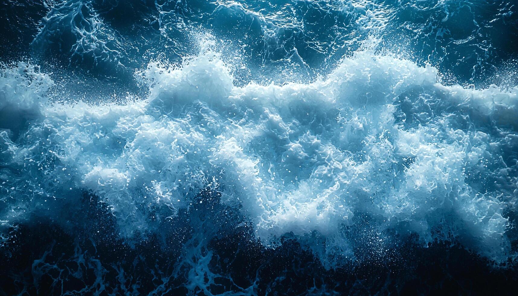 Wave splashing in bright summer sunlight, wet beauty generated by AI photo