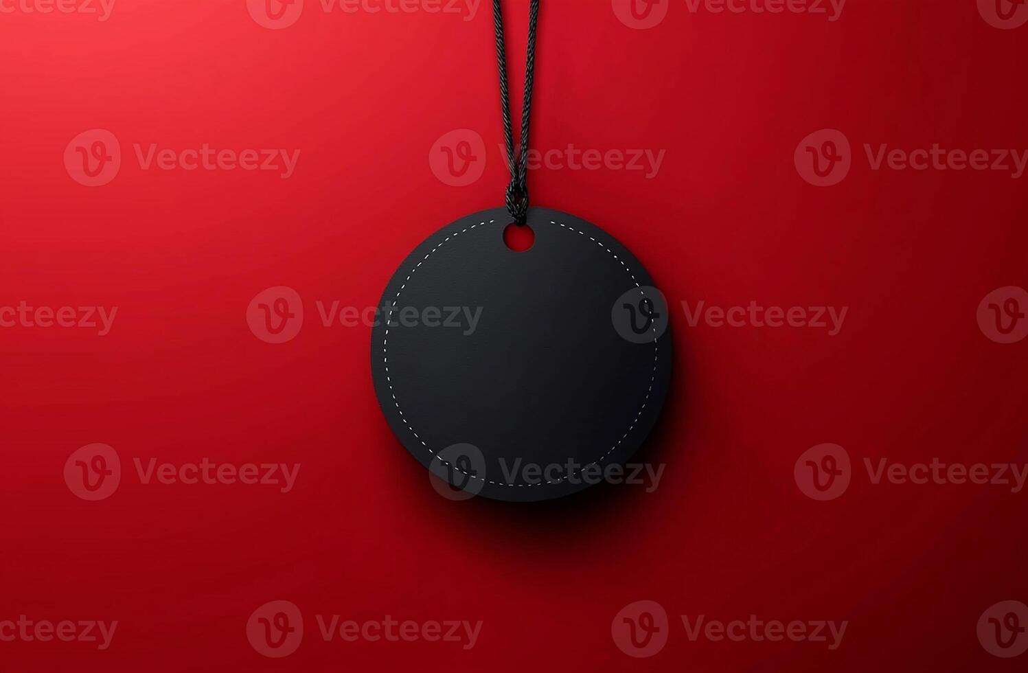 Metallic circle hanging decoration, old fashioned fashion ideas generated by AI photo