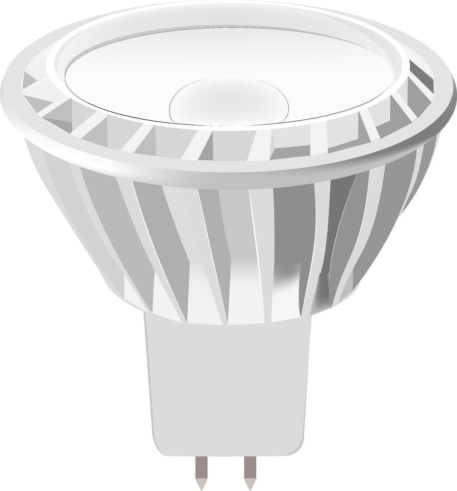 Led spotlight bulb with dimmable led vector