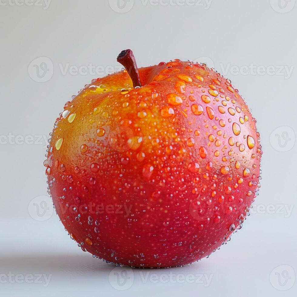 Photo of a mango fruit with white background