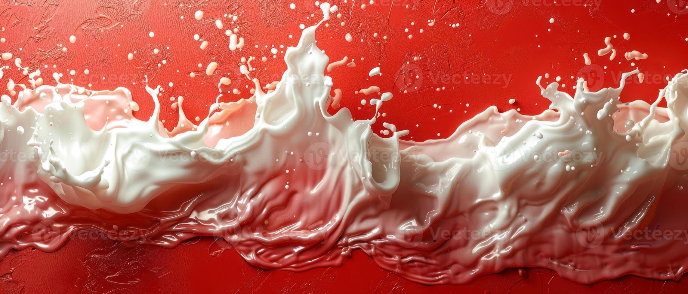 Photo of a cream waves