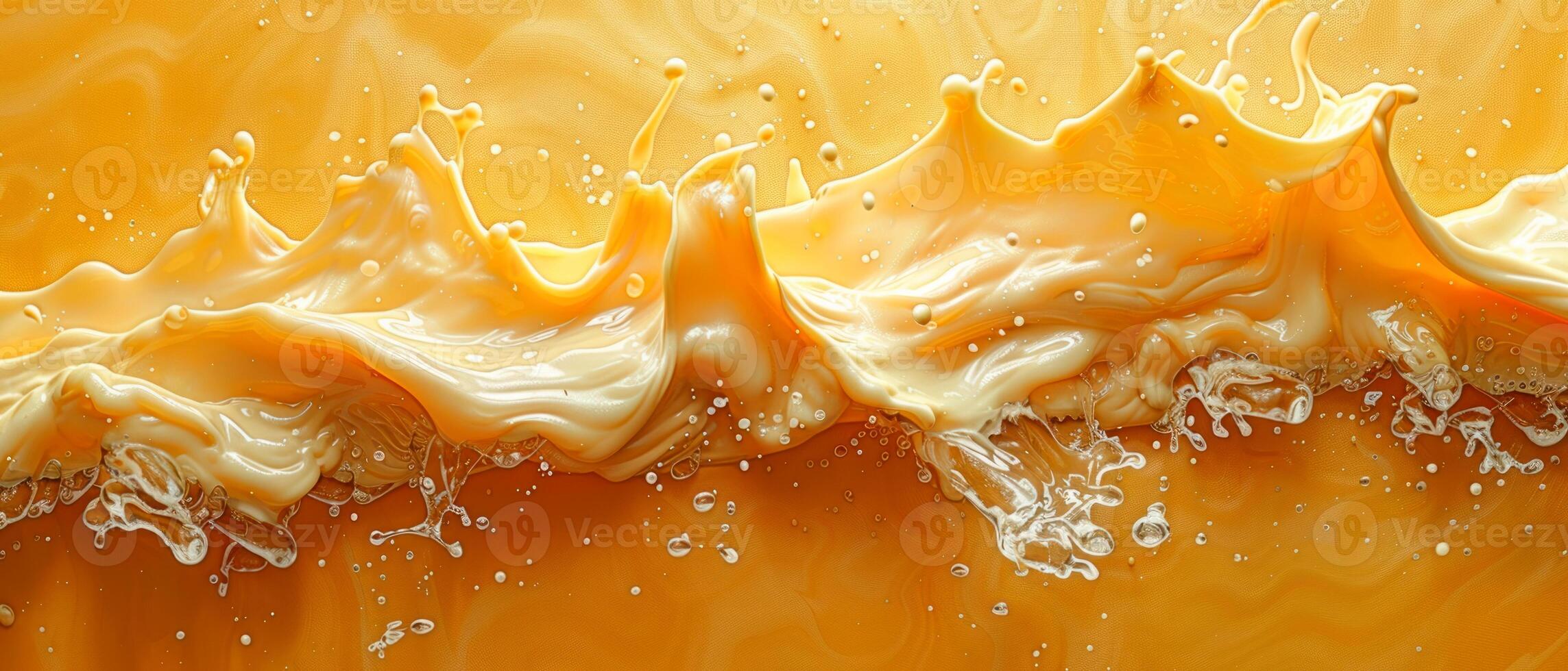 Photo of a cream waves