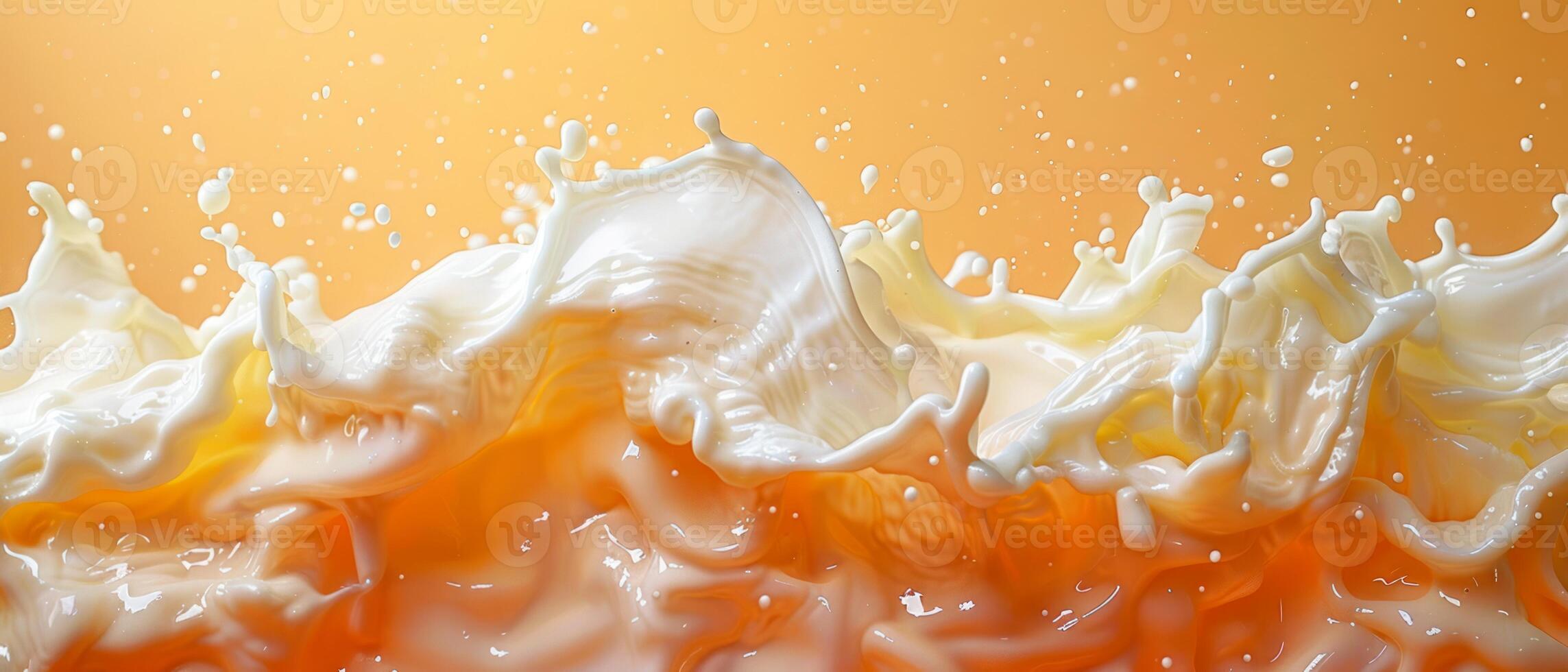Photo of a cream waves