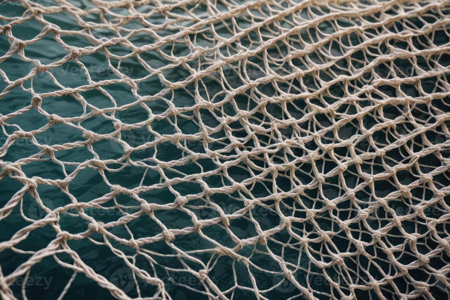 fish net with copy space photo
