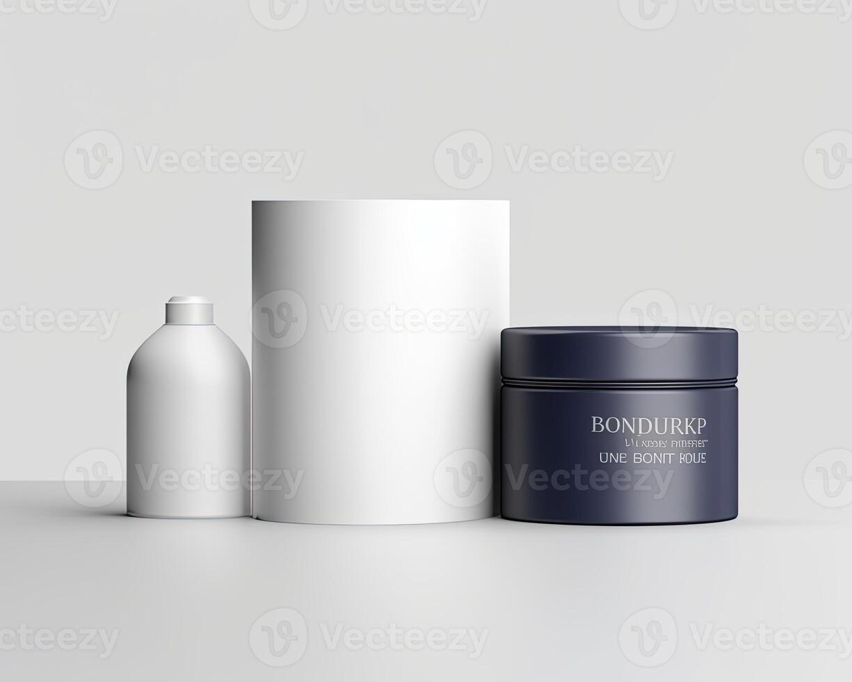 Cosmetic Products Mock up photo