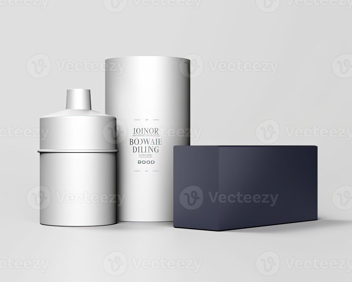 Cosmetic Products Mock up photo