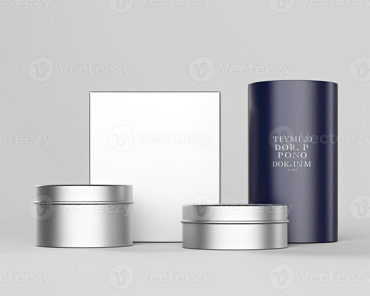 Cosmetic Products Mock up photo