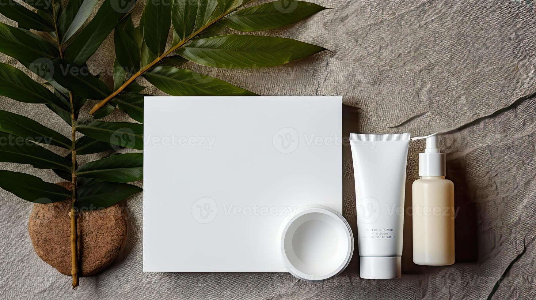 Cosmetic Products Mock up photo