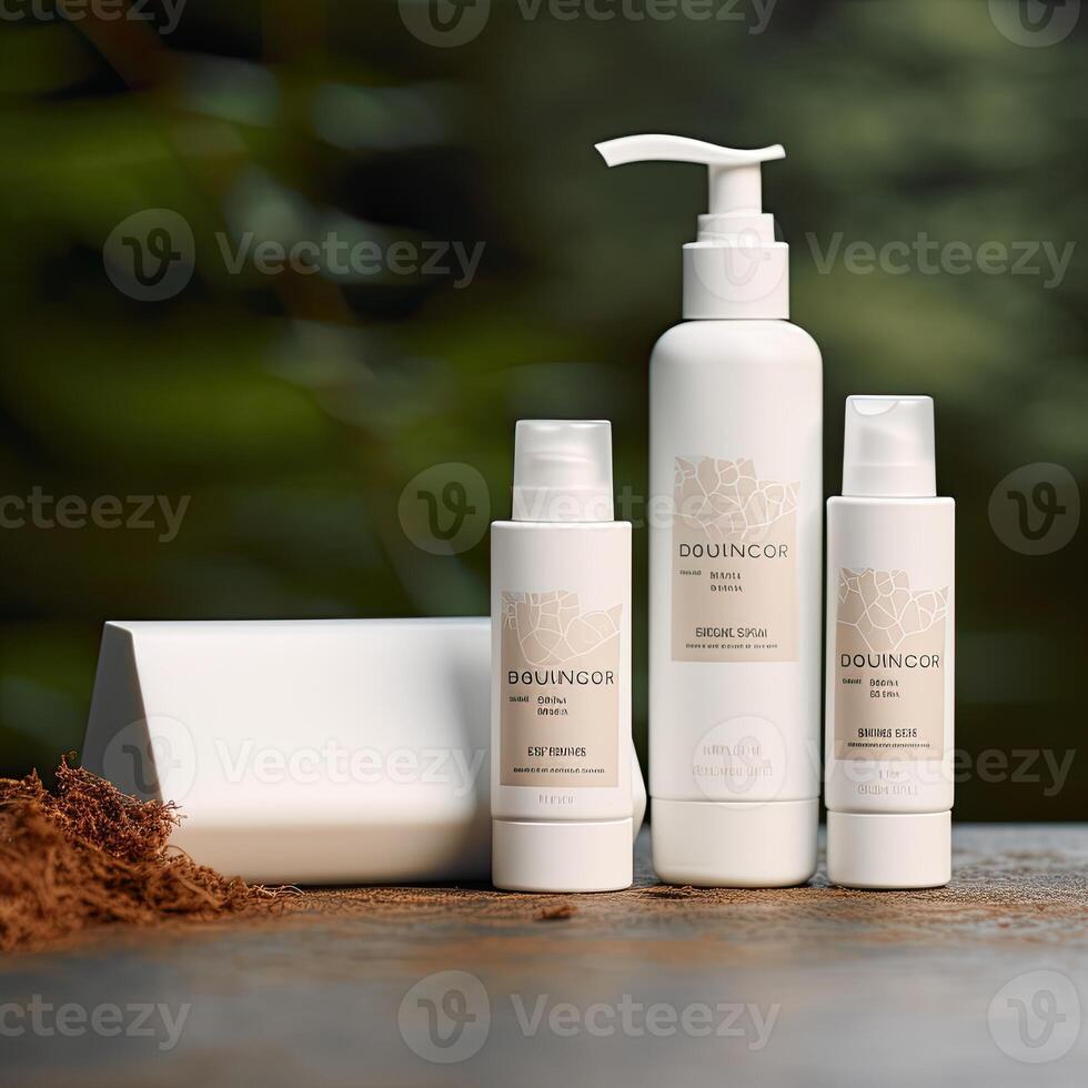 Cosmetic Products Mock up photo
