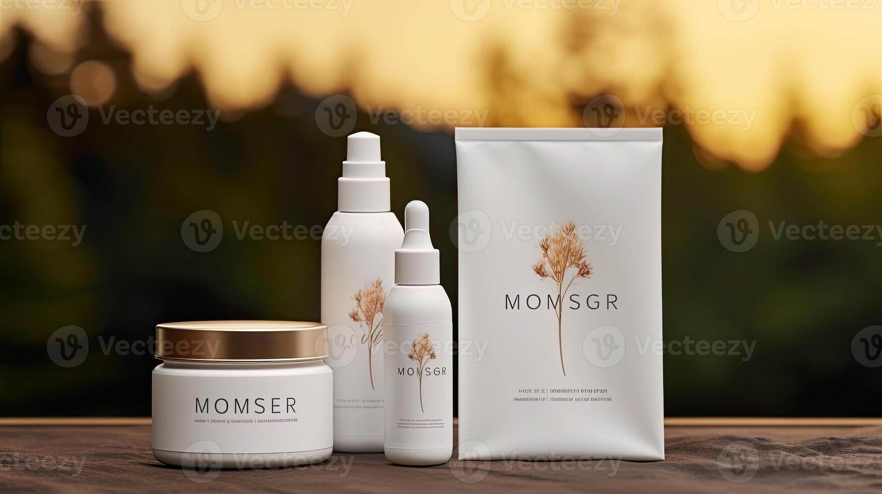Cosmetic Products Mock up photo