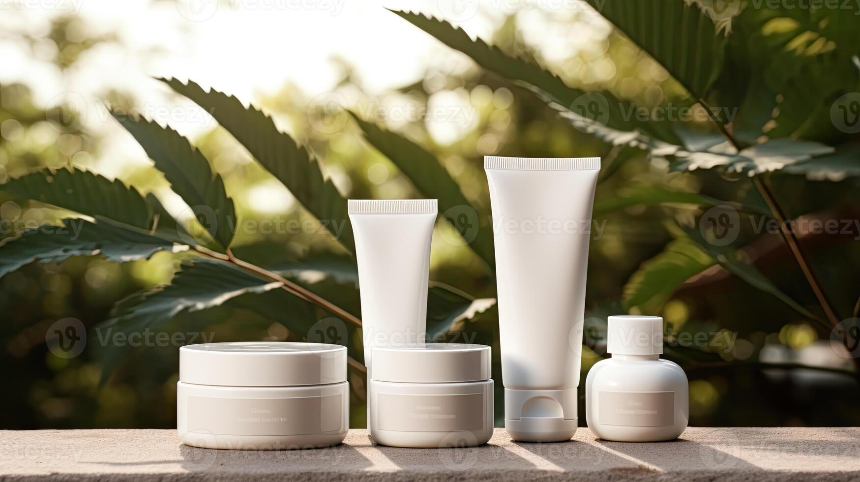 Cosmetic Products Mock up photo