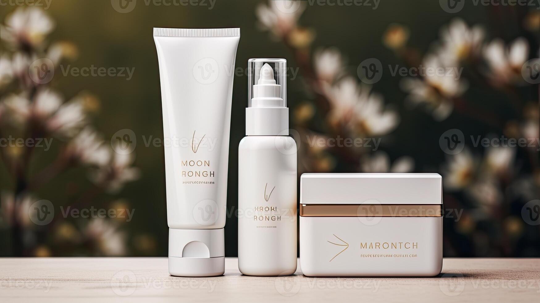 Cosmetic Products Mock up photo