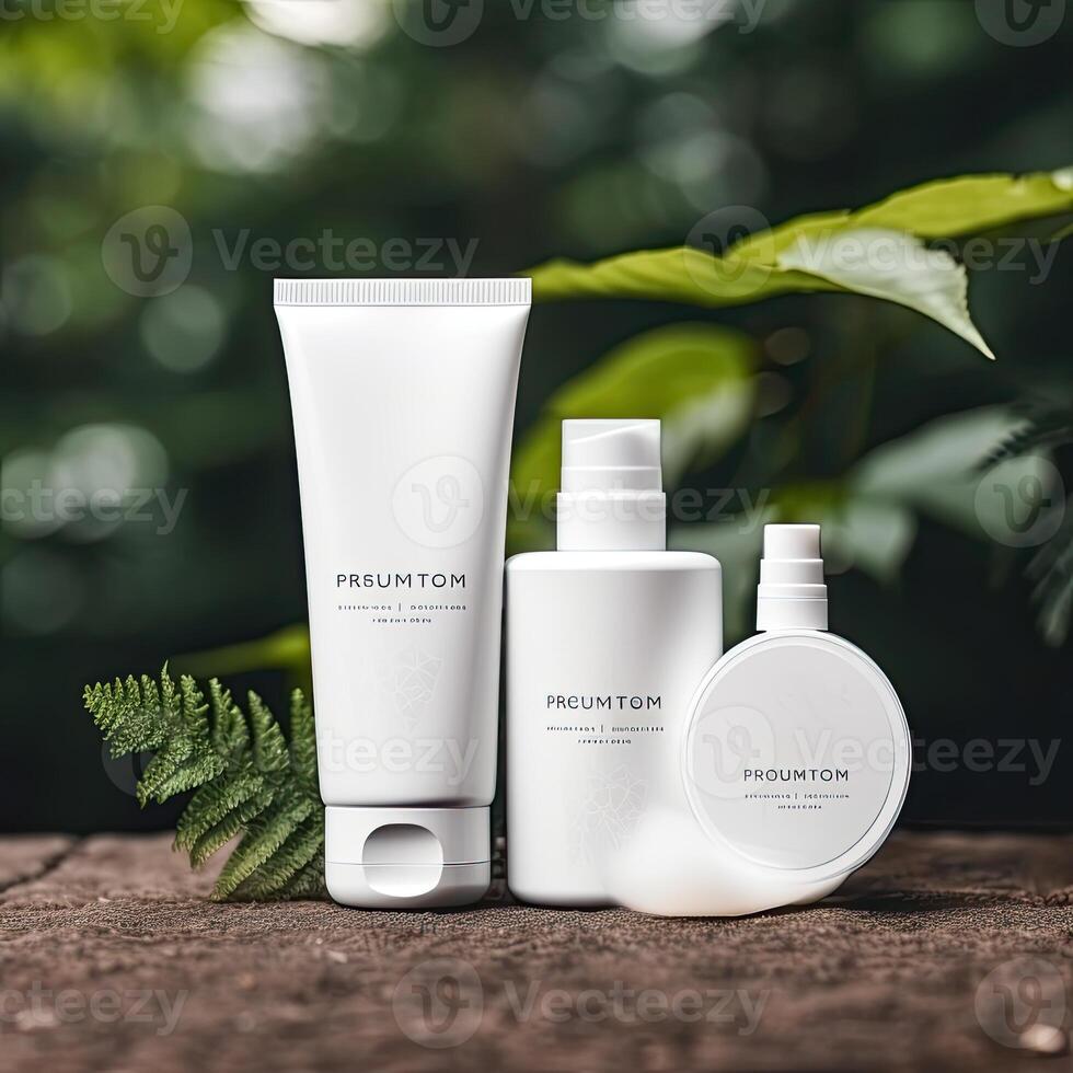 Cosmetic Products Mock up photo