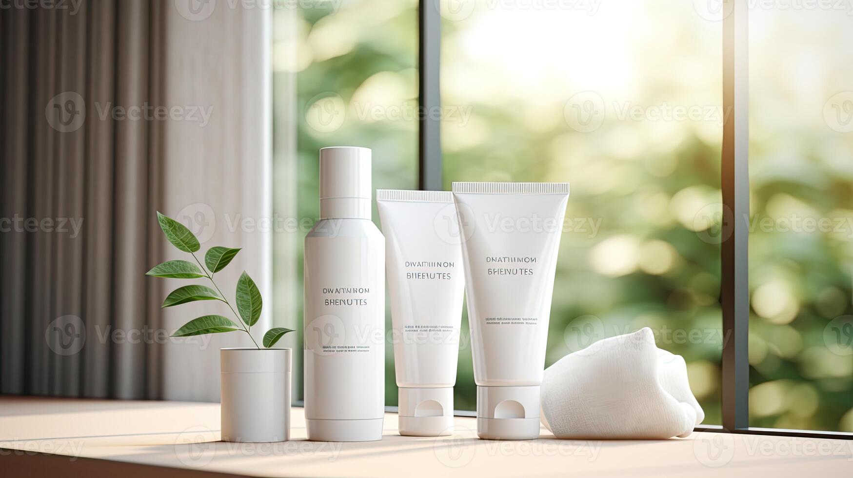 Cosmetic Products Mock up photo