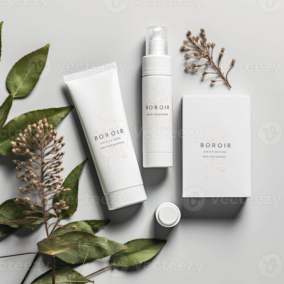 Cosmetic Products Mock up photo