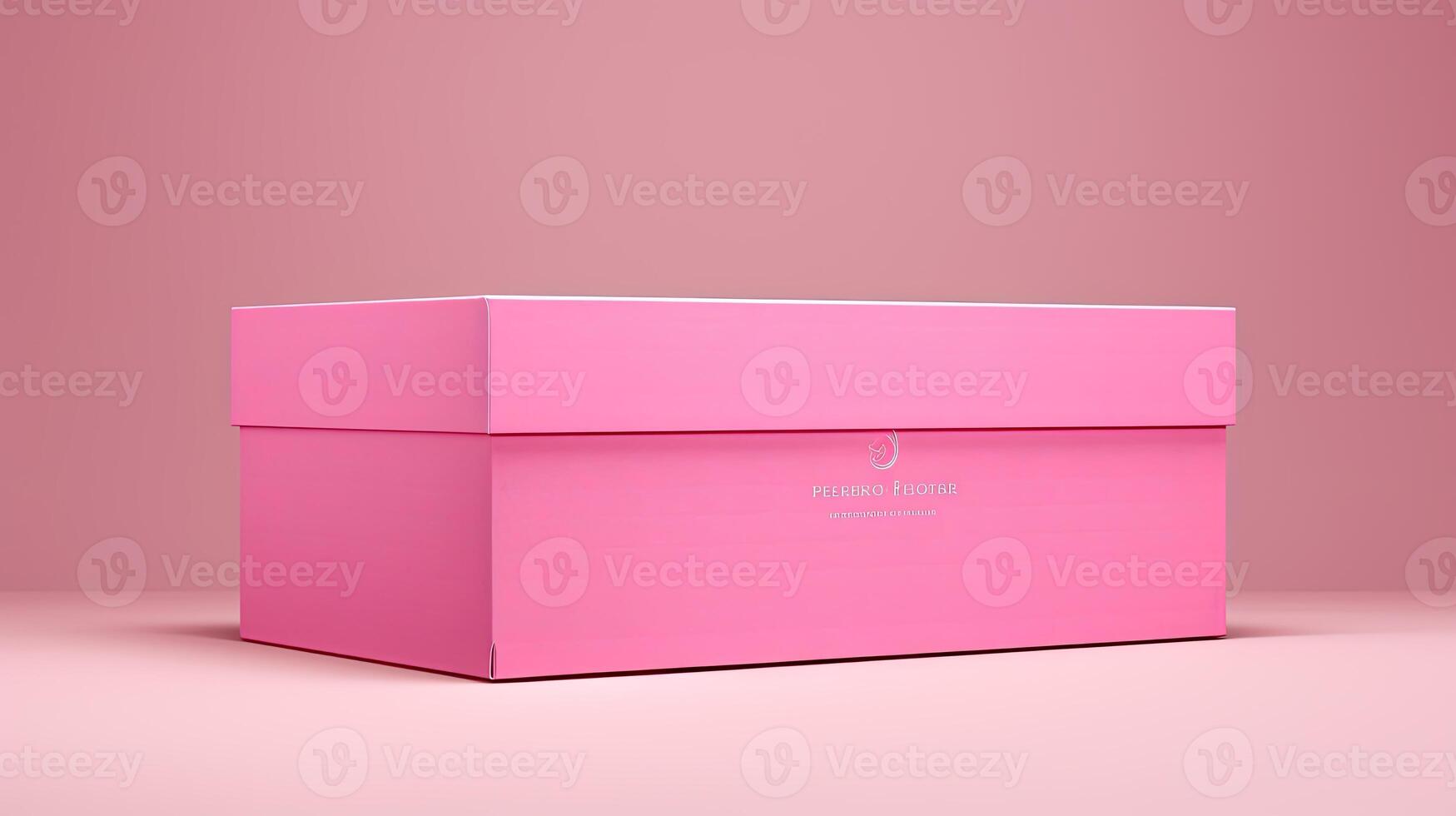 Blank Box Mock Up photo