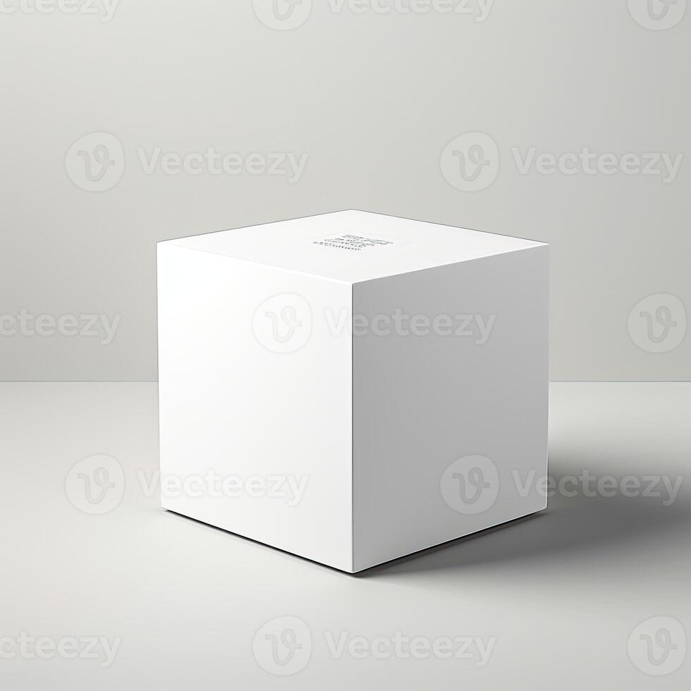 Blank Box Mock Up photo