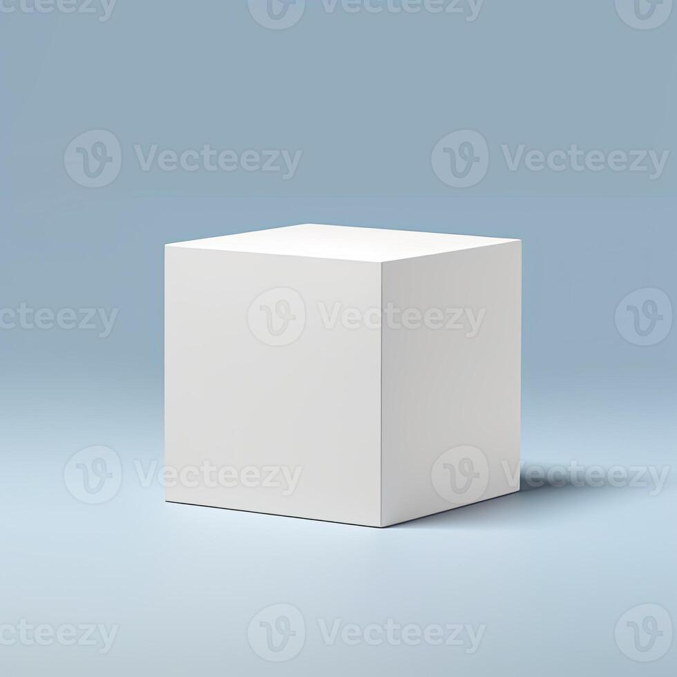 Blank Box Mock Up photo