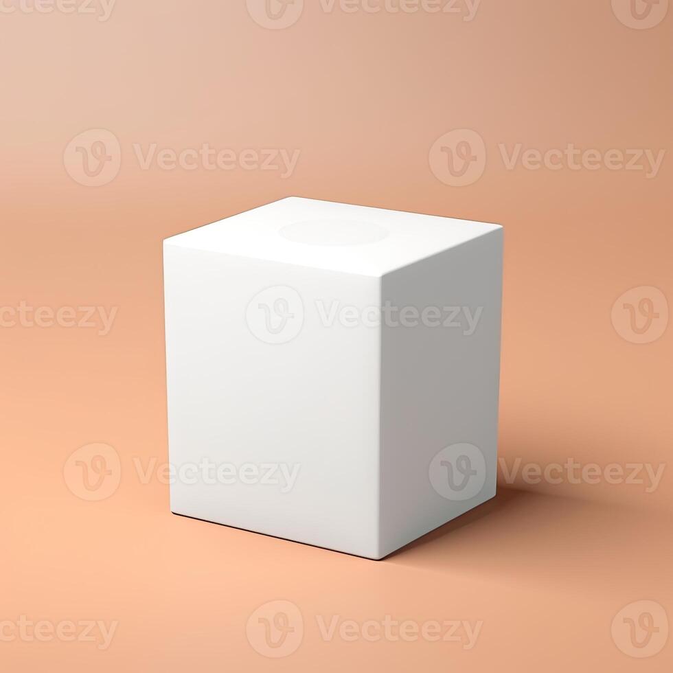 Blank Box Mock Up photo
