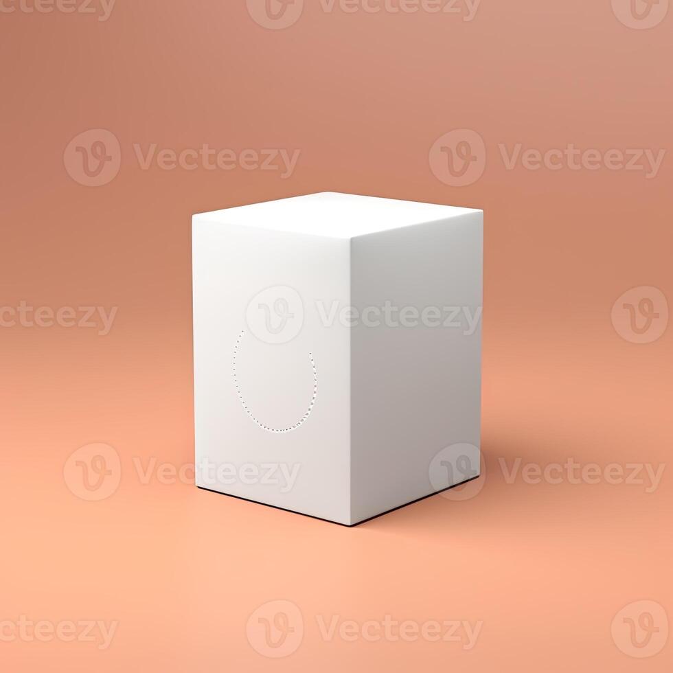 Blank Box Mock Up photo