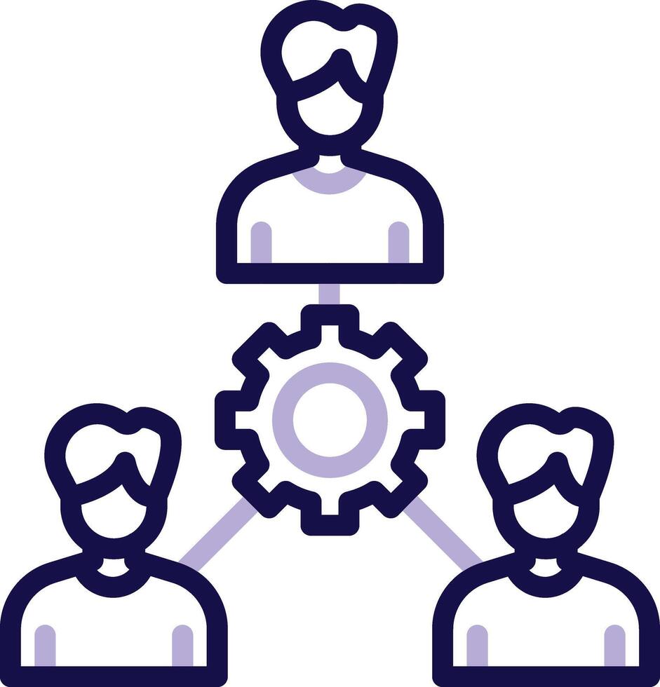 Onboarding Two Color Line Icon vector