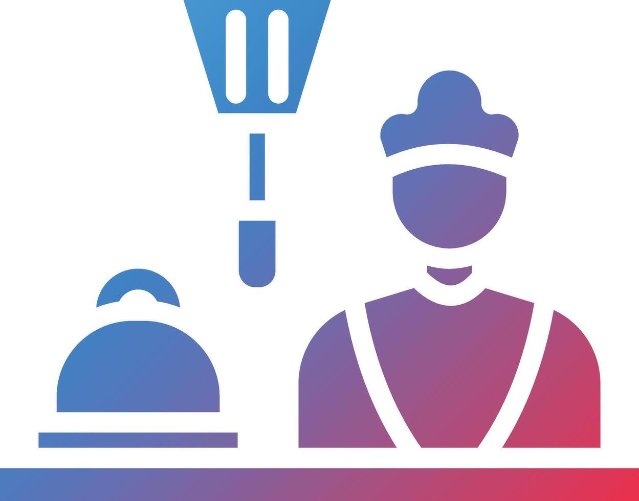 Cooking Glyph Gradient Icon vector