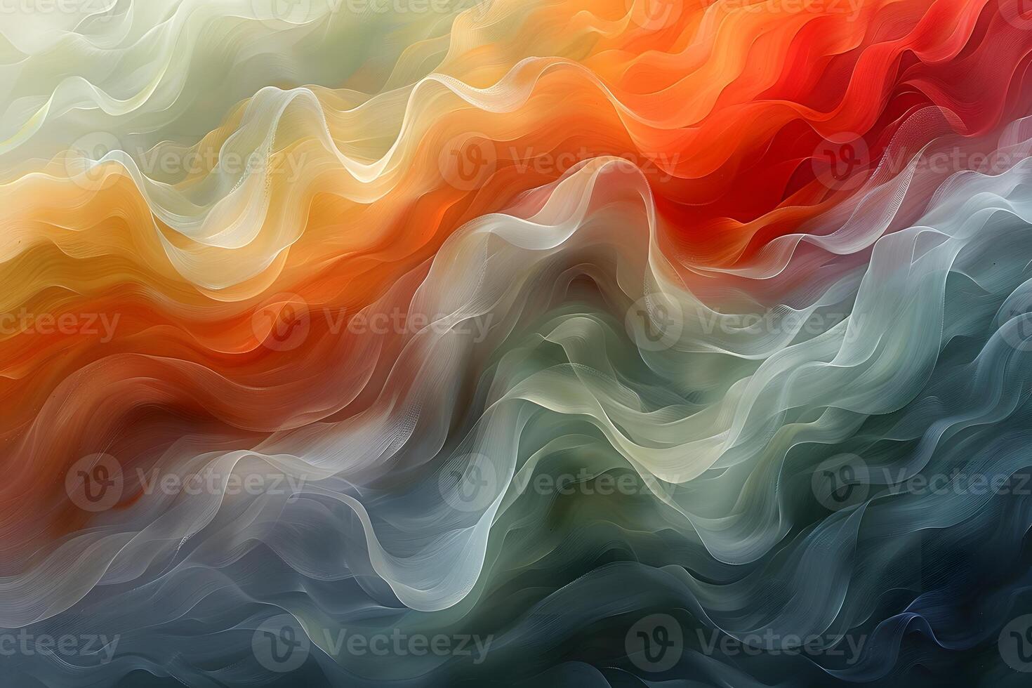 Abstract Colorful Wave Pattern - Vibrant Textured Background for Design and Decoration photo