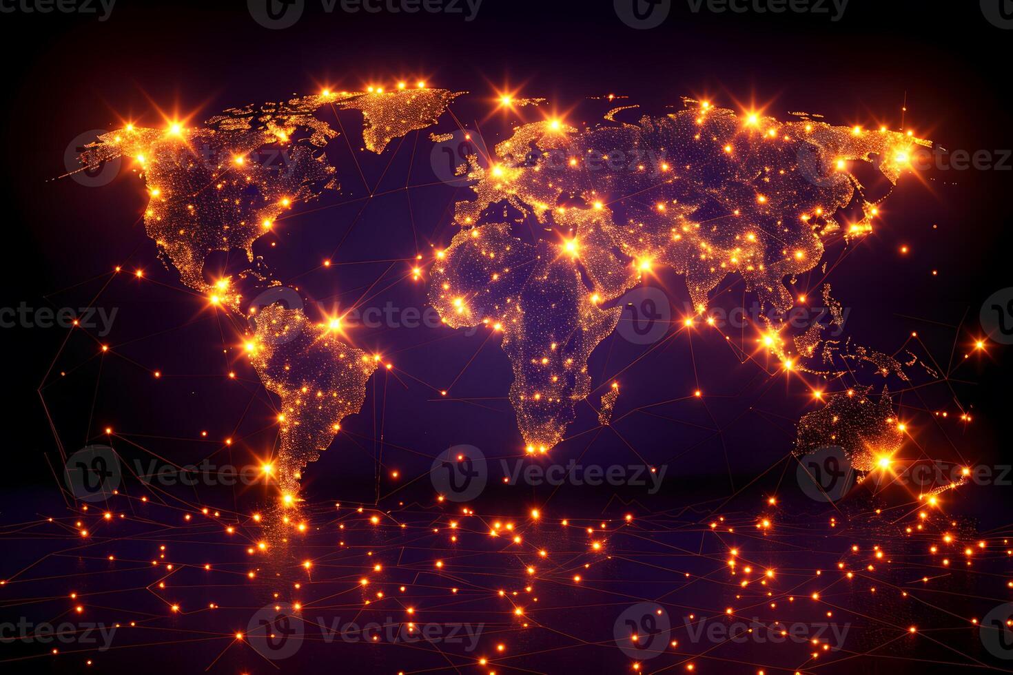 Bright abstract colored background of planet map. photo