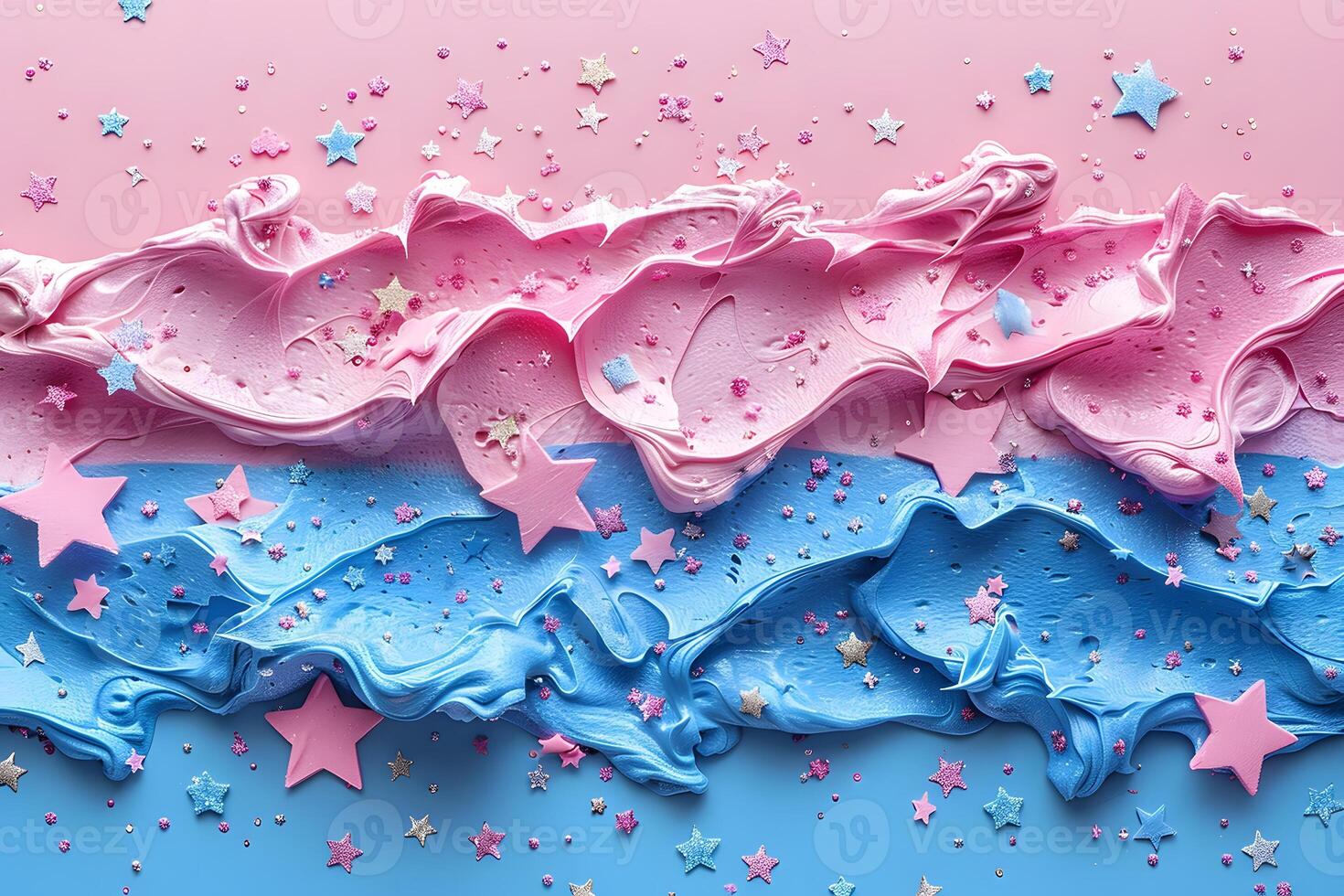 Vibrant Pastel Colors and Stars for Celebration Decor and Design photo