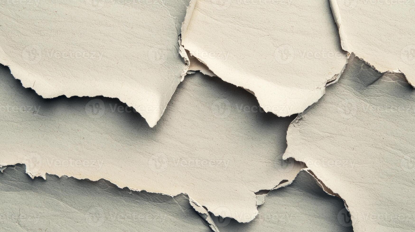 Discover the captivating textures of torn paper edges showcasing unique fibers and shadows perfect for enhancing creative mockup projects. photo