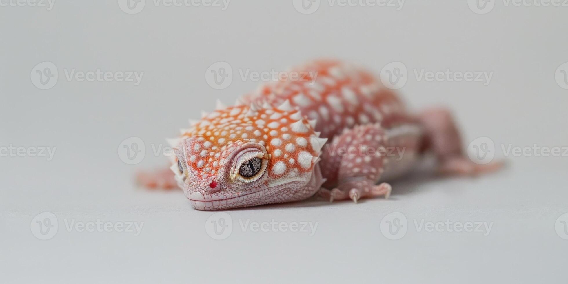 European legless lizard is stretched out against a white surface showcasing its smooth scales and unique features under gentle lighting. The soft focus emphasizes its body shape. photo