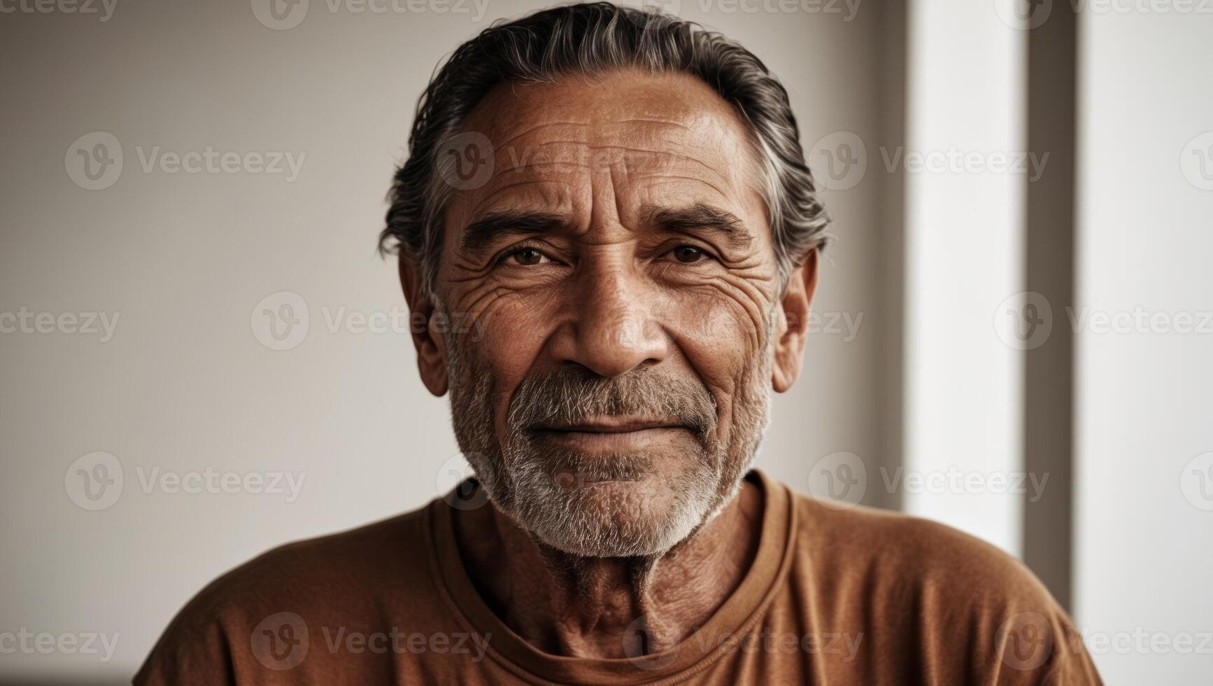 Portrait of a senior man photo