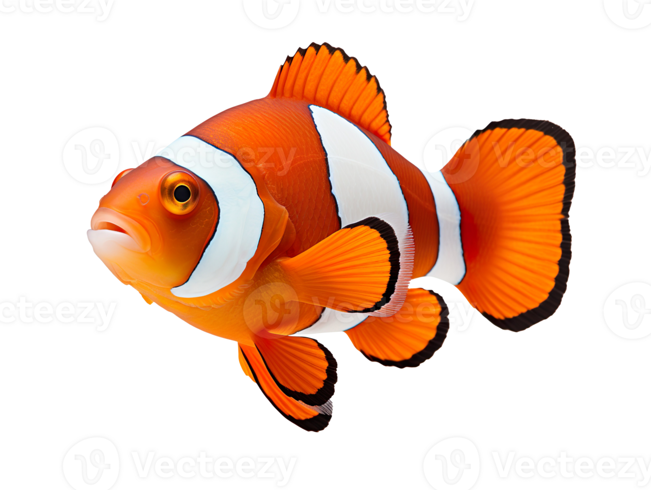 Clownfish isolated on transparent background png