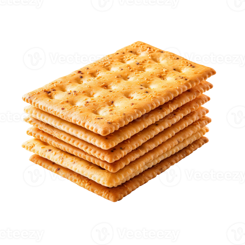Cracker isolated on transparent background png