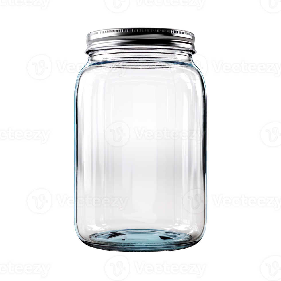 Empty jar isolated on transparent background png