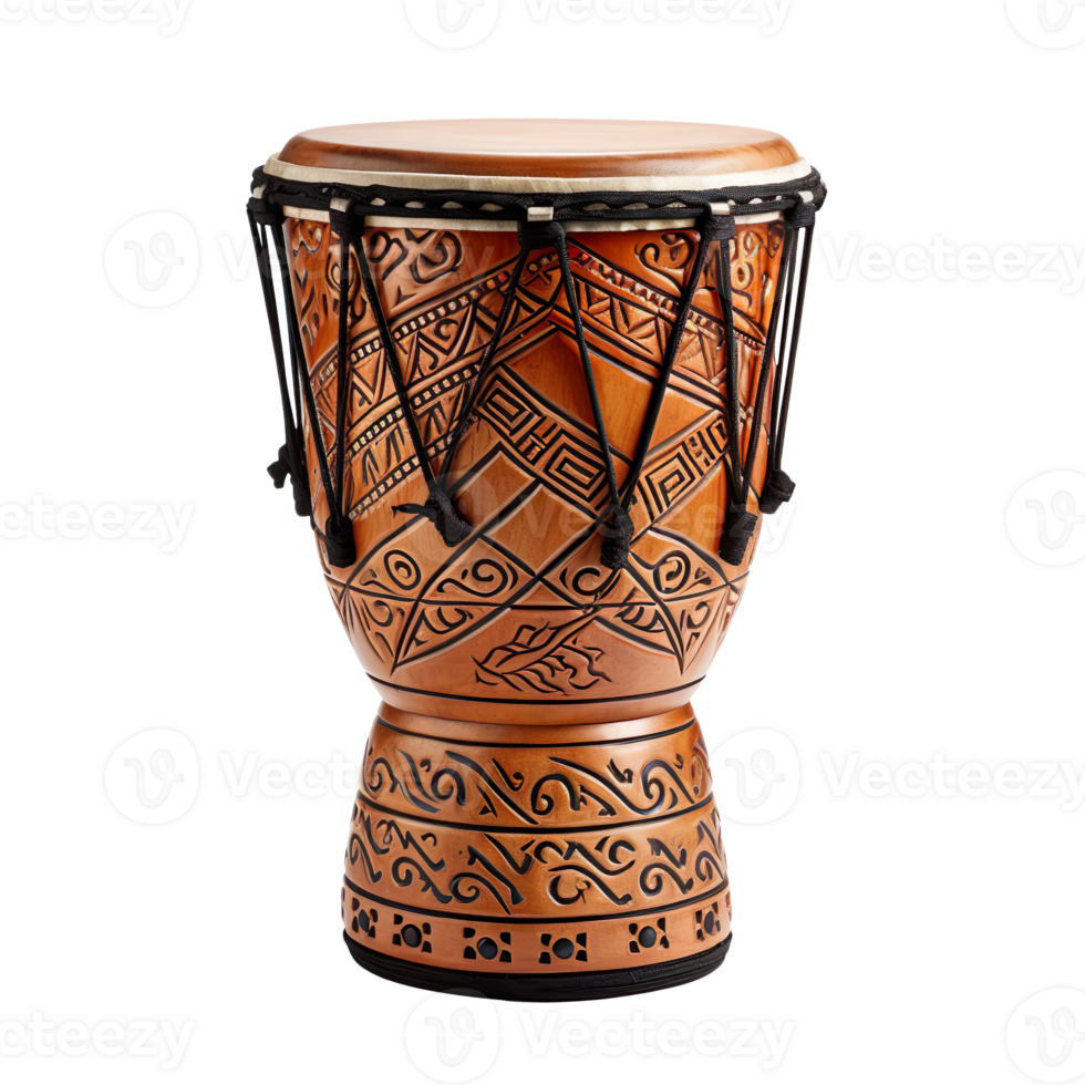 Djembe drum isolated on transparent background png