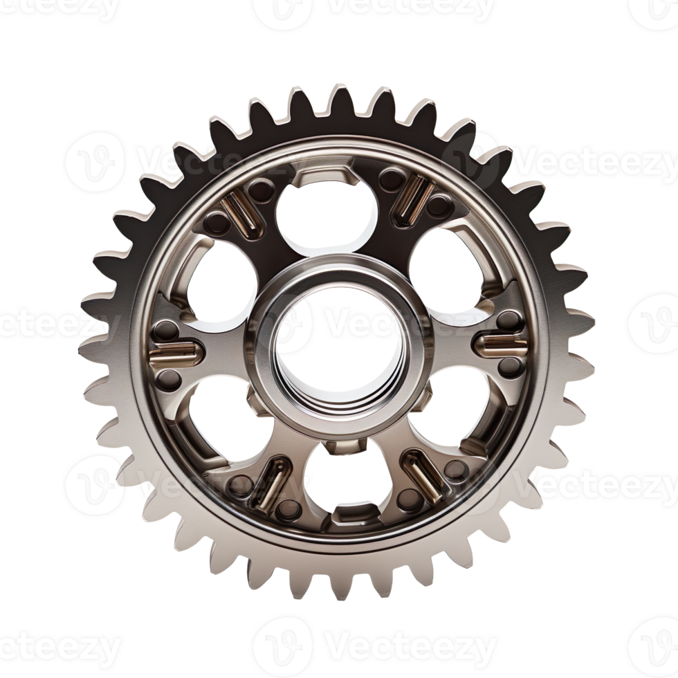 Gear isolated on transparent background png