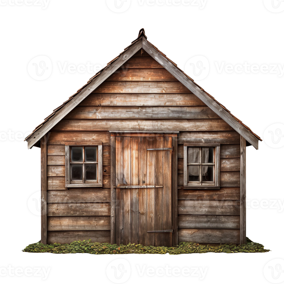 Garden shed isolated on transparent background png