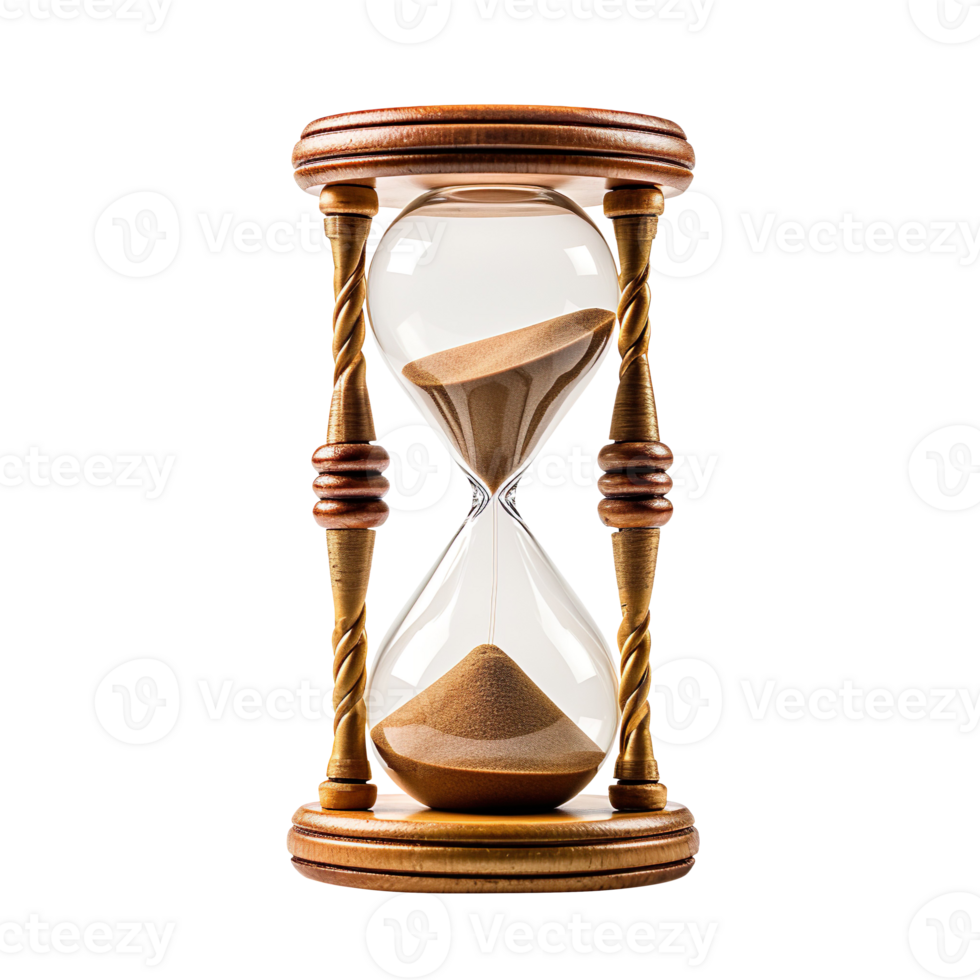 Hourglass isolated on transparent background png