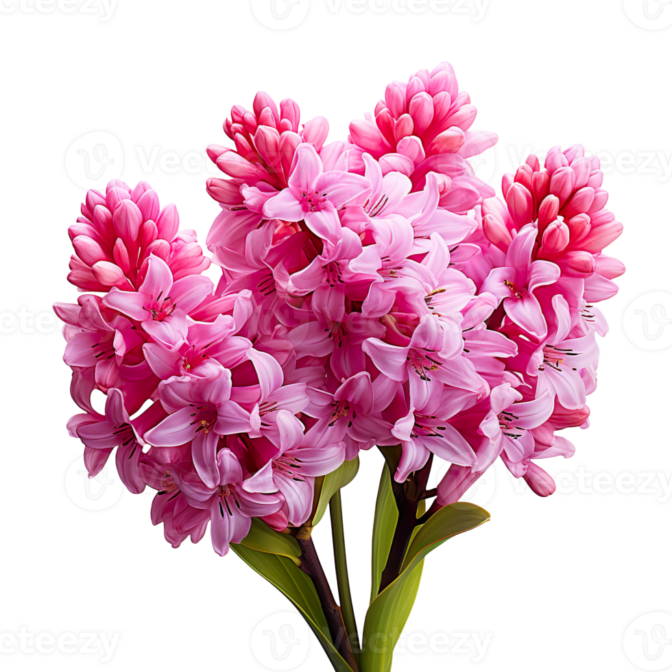 Hyacinth flower isolated on transparent background png