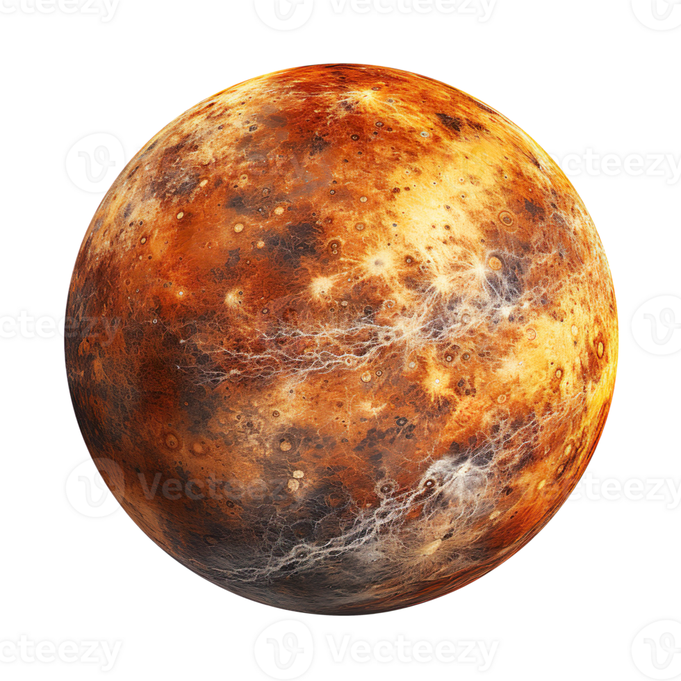 Mercury Planet isolated on transparent background png