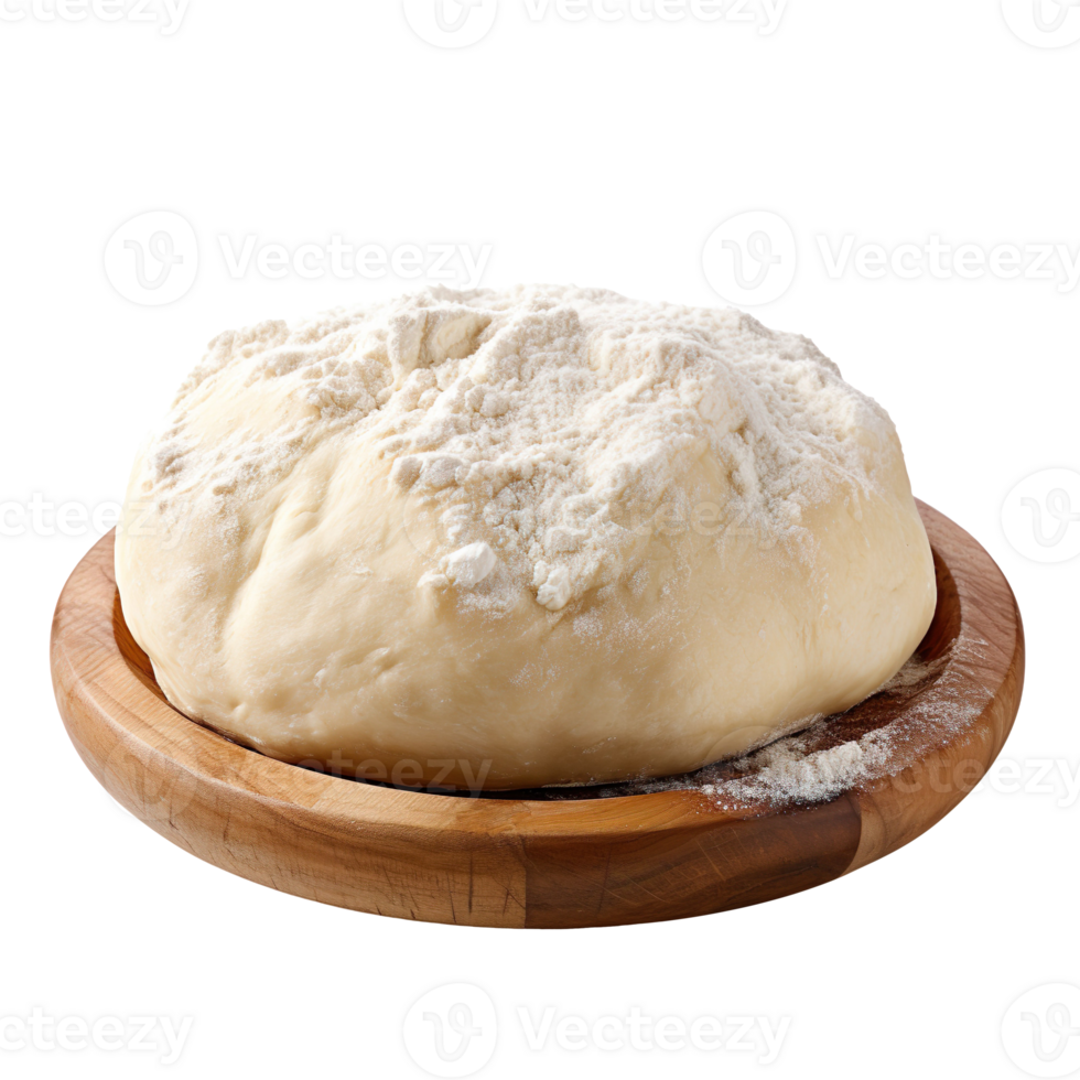 Raw dough isolated on transparent background png