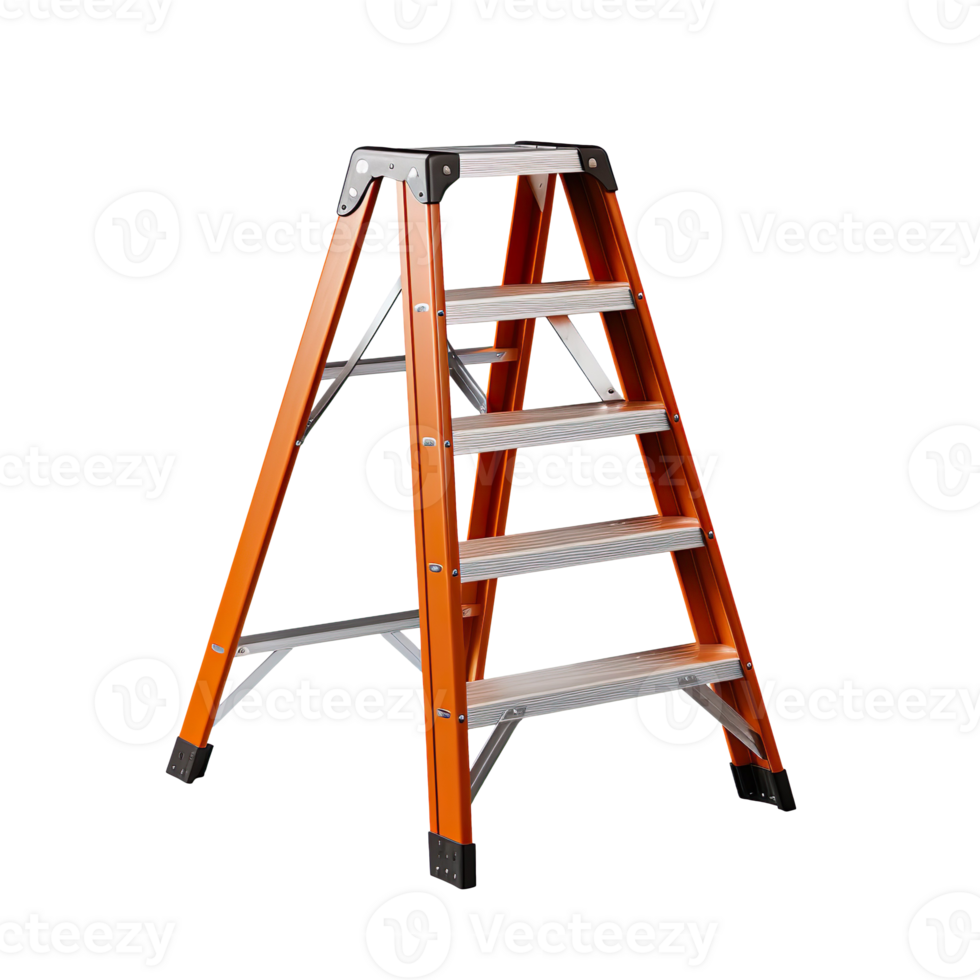 Stepladder isolated on transparent background png