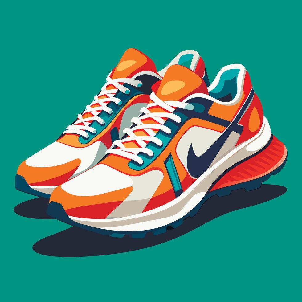 Nike sneakers vector hotsell