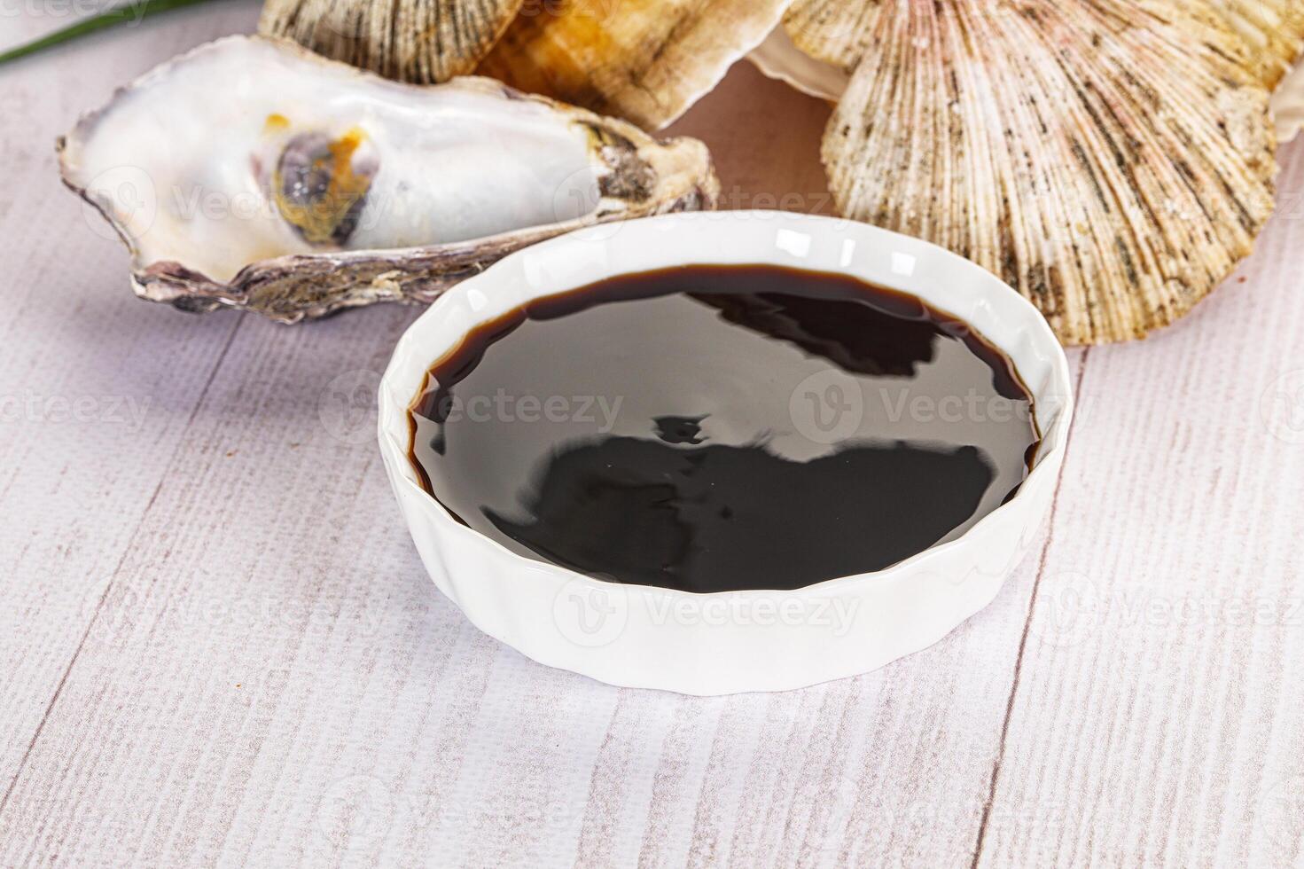 Oyster sauce in the bowl photo