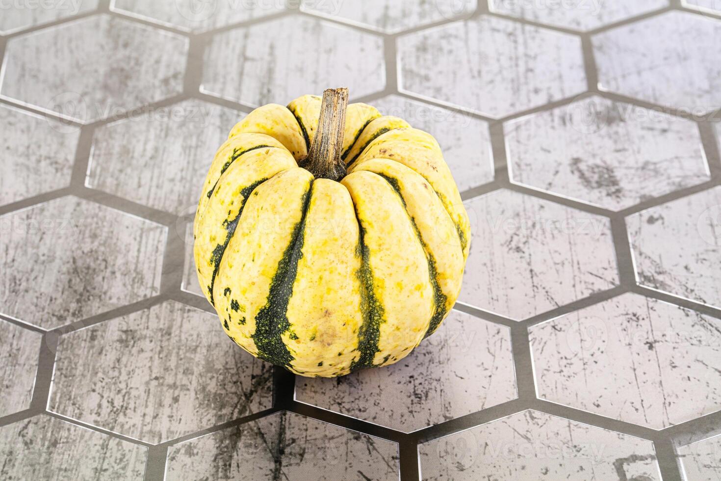 Ripe raw fresh decorative pumpkin photo