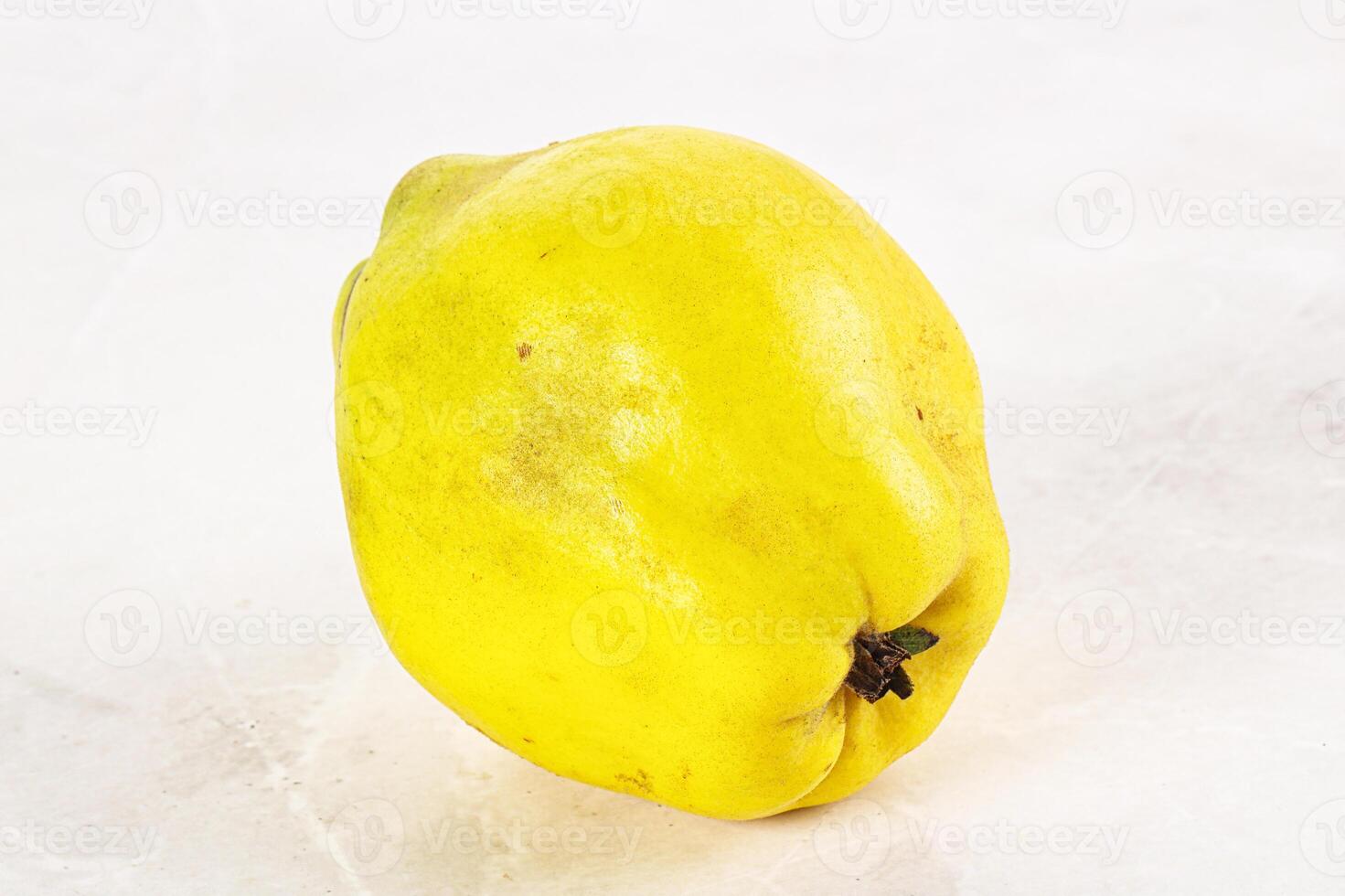 Ripe sweet organic quince fruit photo