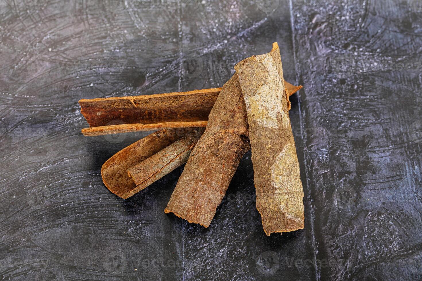 Natural wild organic cinnamon aroma photo