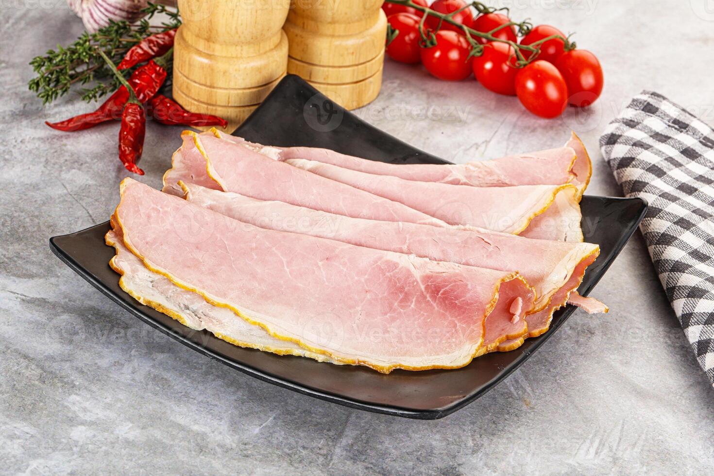 Italian Prosciutto Kotto snack appetizer photo