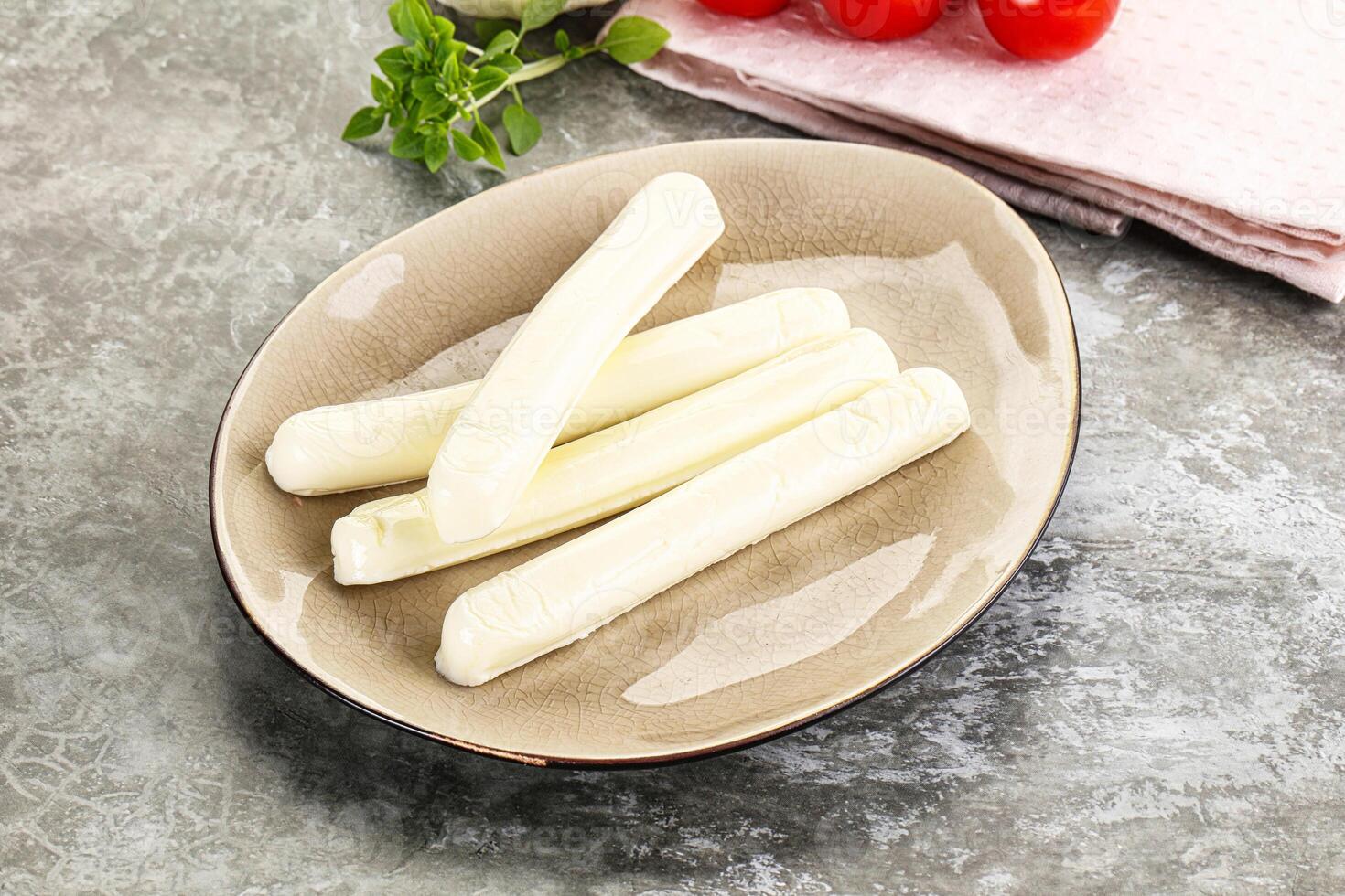 Mozzarella cheese stick heap snack photo